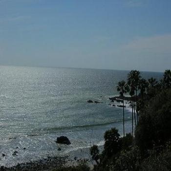 California coast at dusk