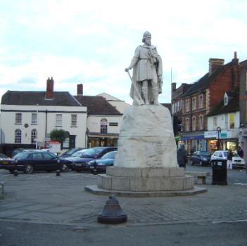 Statue of King Alfred, Wantage, UK