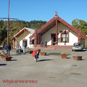 <b>Meeting house in Whakarewarewa village, Rotorua</b>