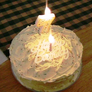 <b>Homemade birthday cake!</b>