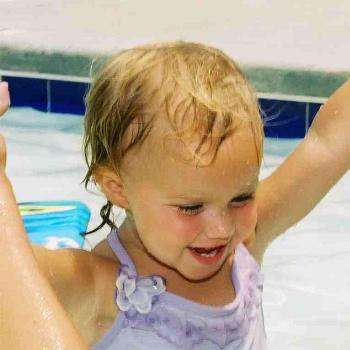 Violet in the Pool