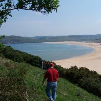 Off for a coastal walk- Scotland