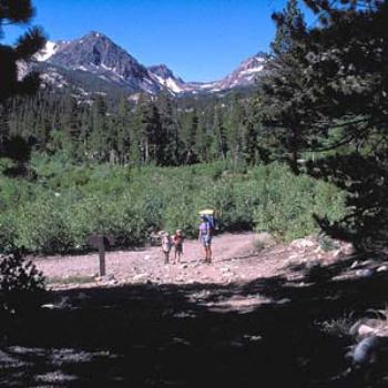 <b>We're all on the trail to Green Lake, kids ages 3 and 5</b>