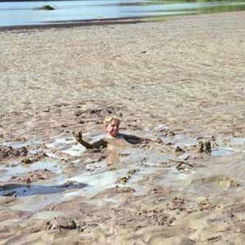 <b>Mud flats at second camp, Colorado River</b>