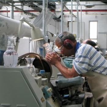 <b>Crystal Cutter at Work, Waterford, Ireland (Ian)</b>