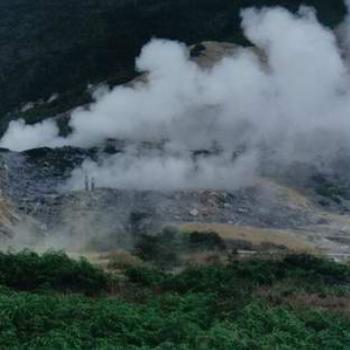 <b>Steam fissures, Dieng Plateau, Indonesia</b>