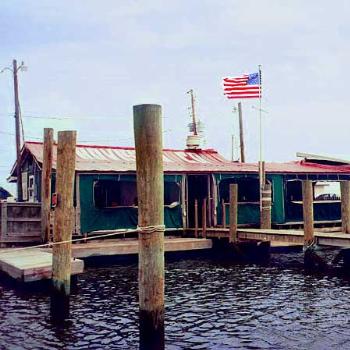 <b>The Provision Company, Southport NC. This was an old ship's chandler, now the best place around to dock your boat and eat steamed seafood. / kr NC</b>