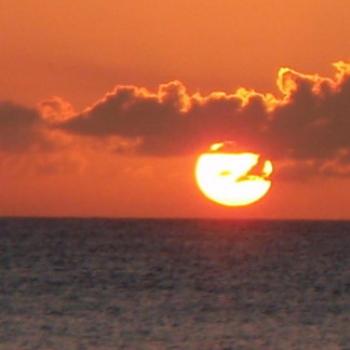 <b>Sunset in St. Kitts from Frigate Bay</b>