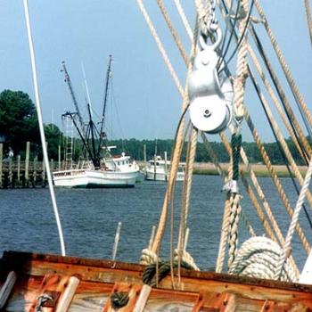 <b>The "Hurricane Shrimper" docked at Calabash, NC / kr NC</b>