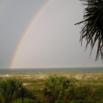 <b>Rainbow at St. Augustine Beach, Florida</b>