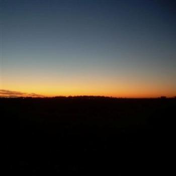 Northern Illinois Prairie Sunset. Thanksgiving, 2008