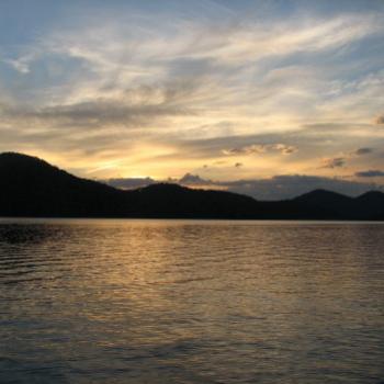 <b>4446 sunset from the boat ramp at Mooney Mooney Hawkesbury River May'08 Kate/Sydney</b>