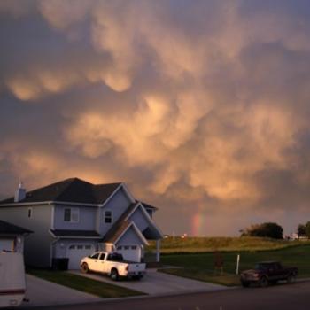 <b>Evening after the rain, Carstairs, Alberta</b>