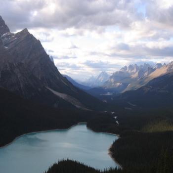 Peyto lake, north of Lake Louise, Alberta, Canada