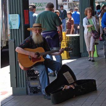 <b>seattle flower market busker - peg</b>