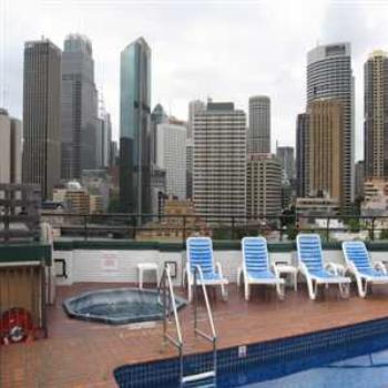 <b>Skyline from the roof pool (Sydney '09/LankyYank)</b>