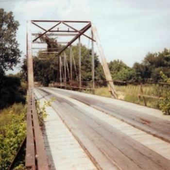 <b>Wooden bridge built 1928, goes over Sand Creek Bartlesville OK , Sue/OK</b>