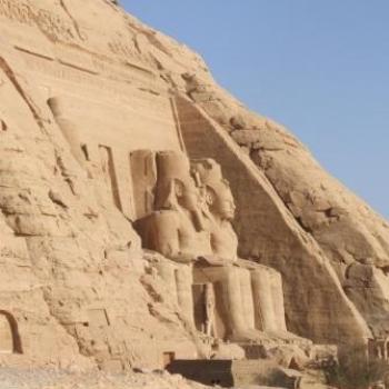 <b>First view of Abu Simbel, Egypt - Eileen (Surrey, England)</b>