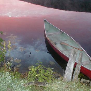 <b>Sunrise on Jo Mary Pond, Maine, USA</b>