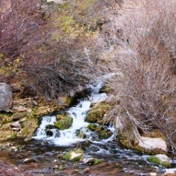 <b>"Big Spring" in Sheep Creek Geological Area of Utah in Oct 2009 by Wilodene</b>