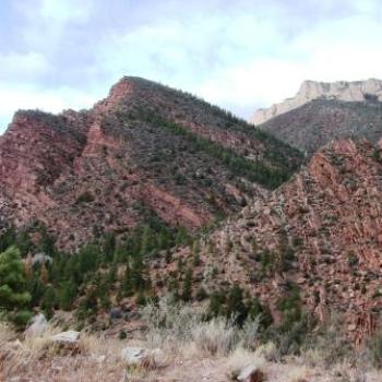 <b>Formations remind me of swirling tops in Sheep Creek Geological Area of Utah in Oct 2009 by Wilodene</b>