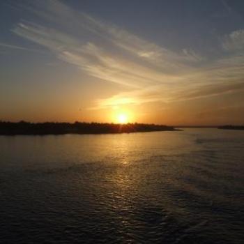 <b>River Nile at sunset, Eileen (Surrey, England)</b>