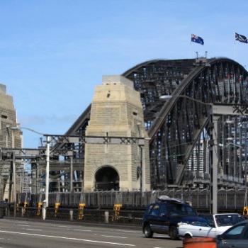 <b>8598 Harbour Bridge from walkway, Milsons Pt, Sydney, NSW, Mar 2009, Kate/Sydney </b>