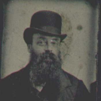 <b>Great Grandfather from a tin type photo</b>