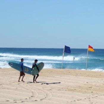 Unknown surfers Merewether Beach, Newcastle NSW