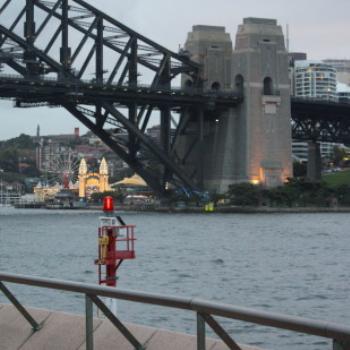 <b>9137 Lunar Park under Bridge from the Sydney Opera House, Apr'09 Kate/Sydney</b>