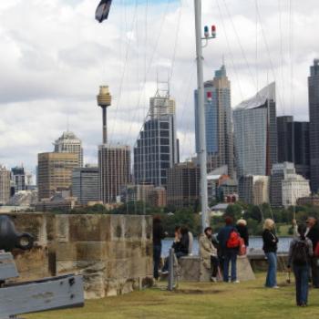 2416  Sydney city from Fort Denison, Island Hopping,11th Oct09, Kate/Sydney