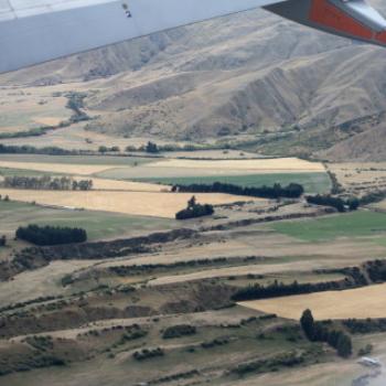 4055  Approaching Queenstown airport, flying from Chrsitchurch to Queenstown, Sth Is, NZ Kate/Sydney