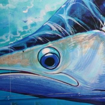 eye of marlin fish