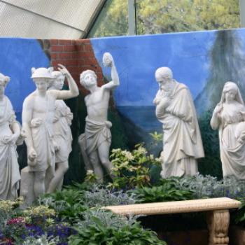 <b>7712 statues in the conservatory, Botanic Gardens, Ballarat, Vic, 29th Oct'09, Kate/Sydney </b>