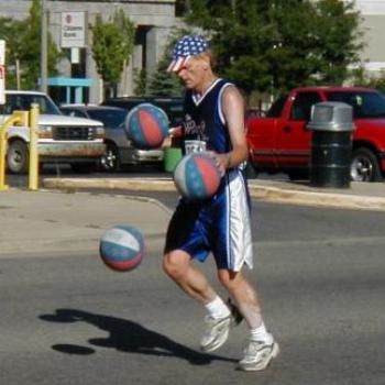 jogging+juggling+dribbling=drubbling