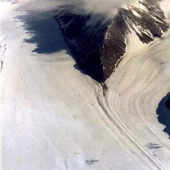 <b>Glaciers Meeting, Antarctica</b>