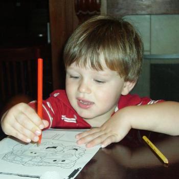 <b>Rhys colouring in.</b>