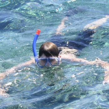 <b>my son snorkling in Fiji Sept 2002 Kate/Sydney</b>