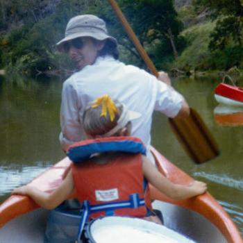 <b>canoeing Avon River NSW 1980 Kate/Sydney</b>