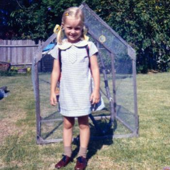 first school day 1980 Kate/Sydney