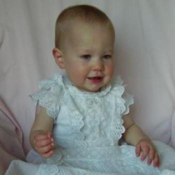 <b>Laura in the family Christening Gown</b>