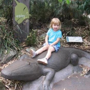 <b>Laura on a Crocodile</b>