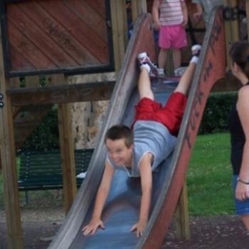 <b>This is too how you go down a slide</b>