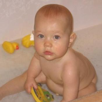 <b>Laura in the bath</b>