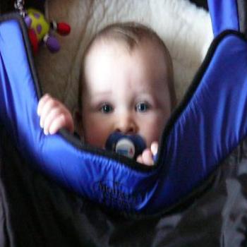 <b>My Grandson - peek-a-boo. (Anne)</b>