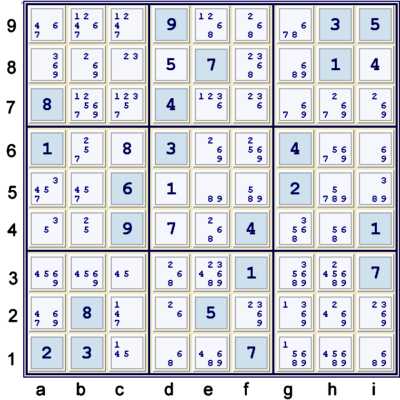 27 cells solved