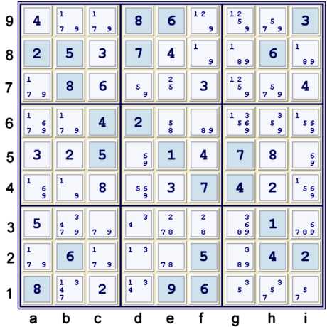 Possibility Matrix at 38 cells solved