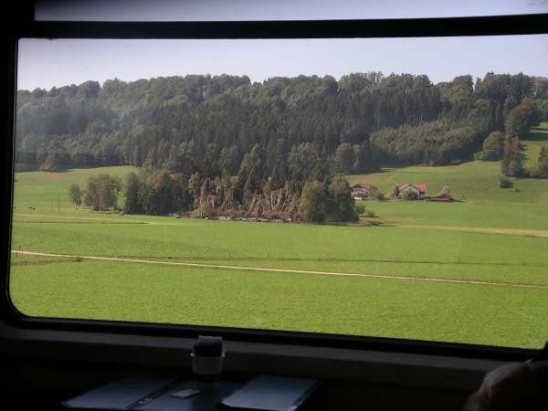 View from the train.