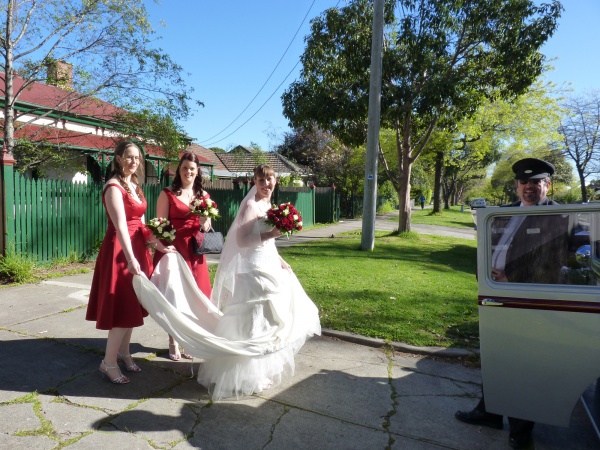 The girls - Cathie, Laura and Rachel