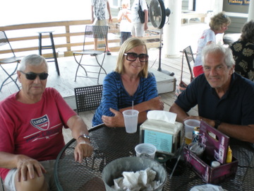 lunch on the deck at Latitude 31 on Jekyll Island, Georgia - June 12, 2010